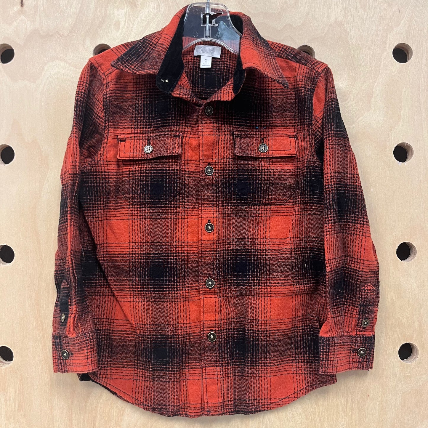 Orange & Black Flannel