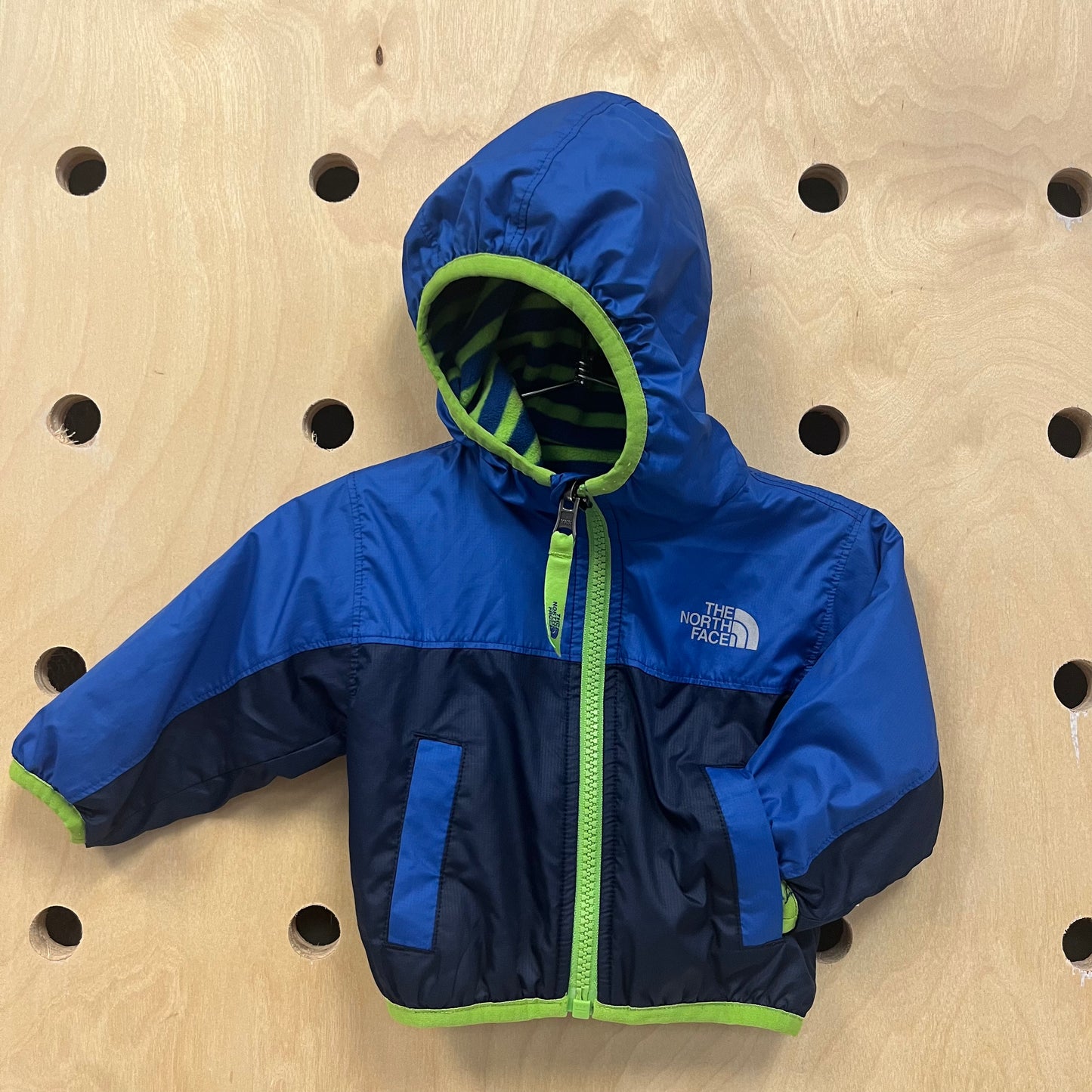 Blue & Green Zip Hoodie