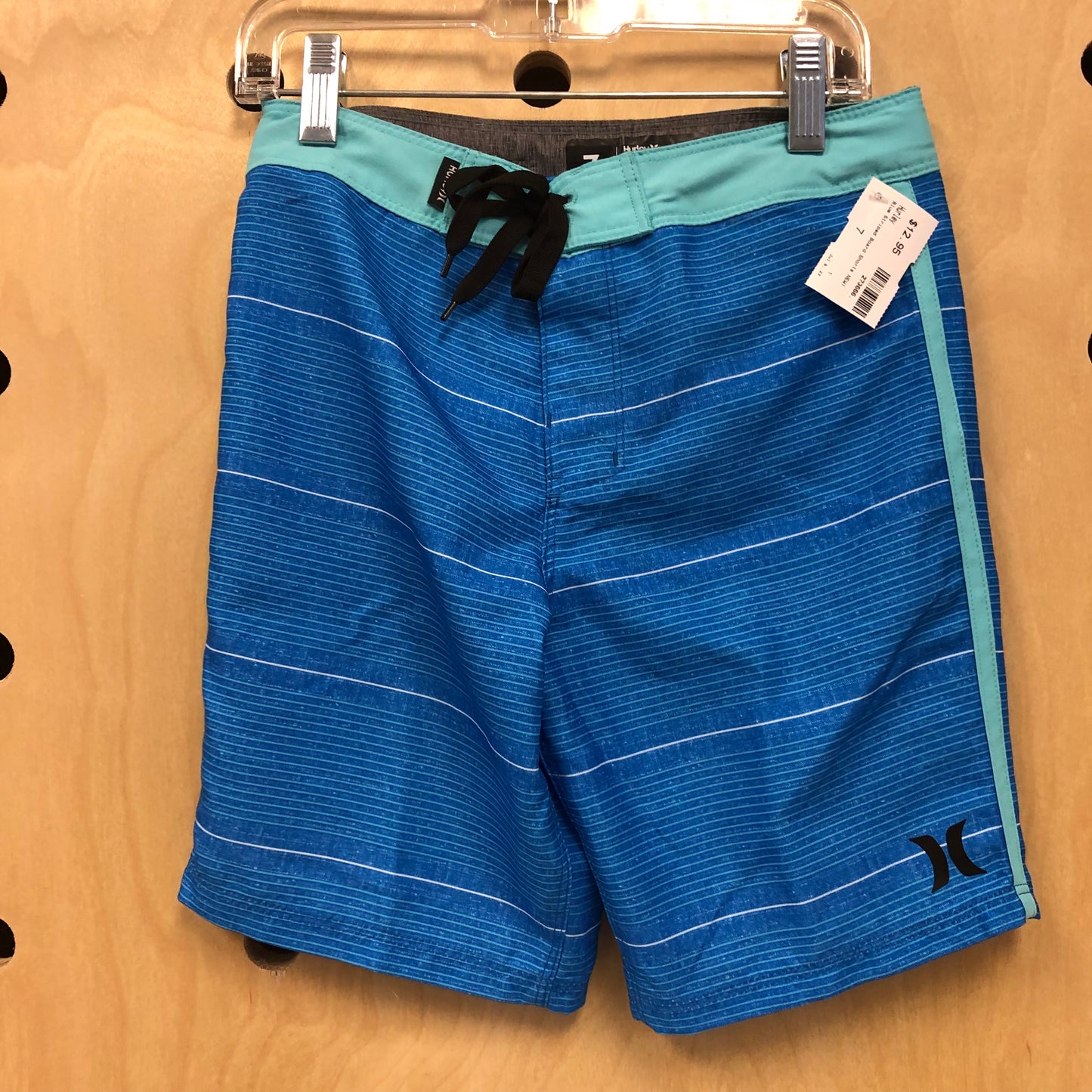 Blue Striped Board Shorts NEW!