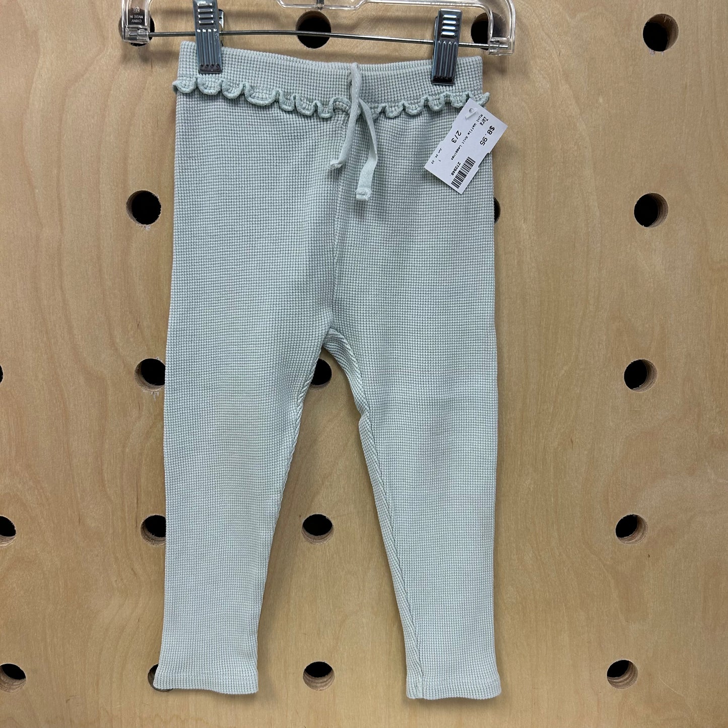 Mint Waffle Knit Leggings