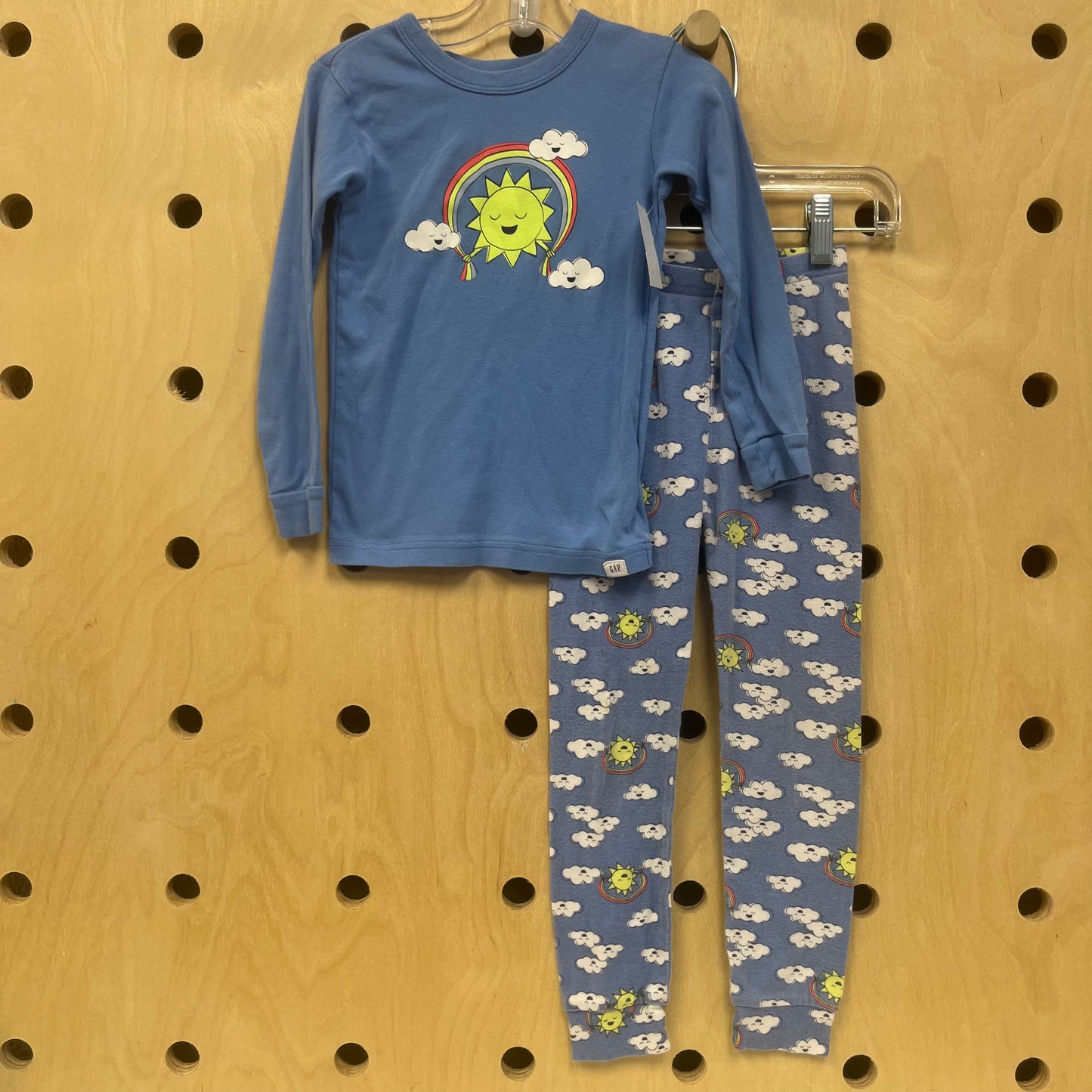 Cloud Blue Rainbow Pajamas