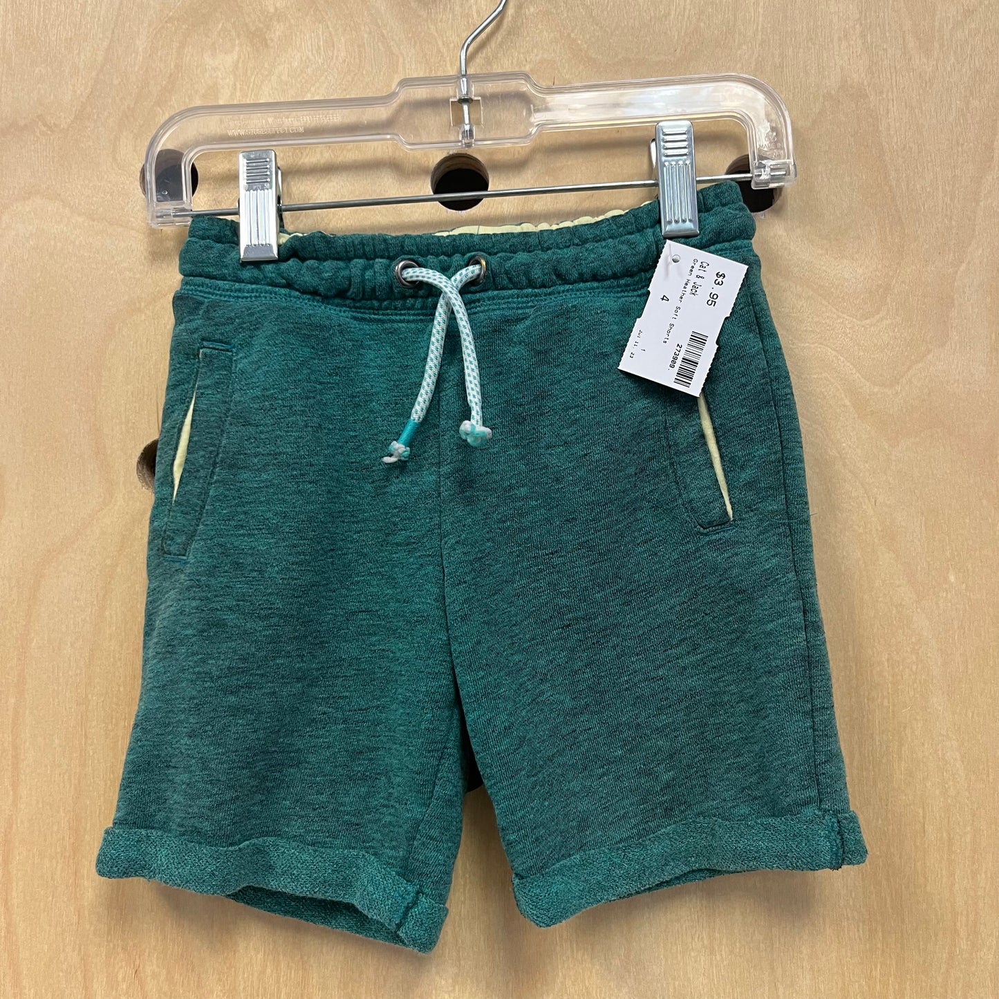 Green Heather Soft Shorts