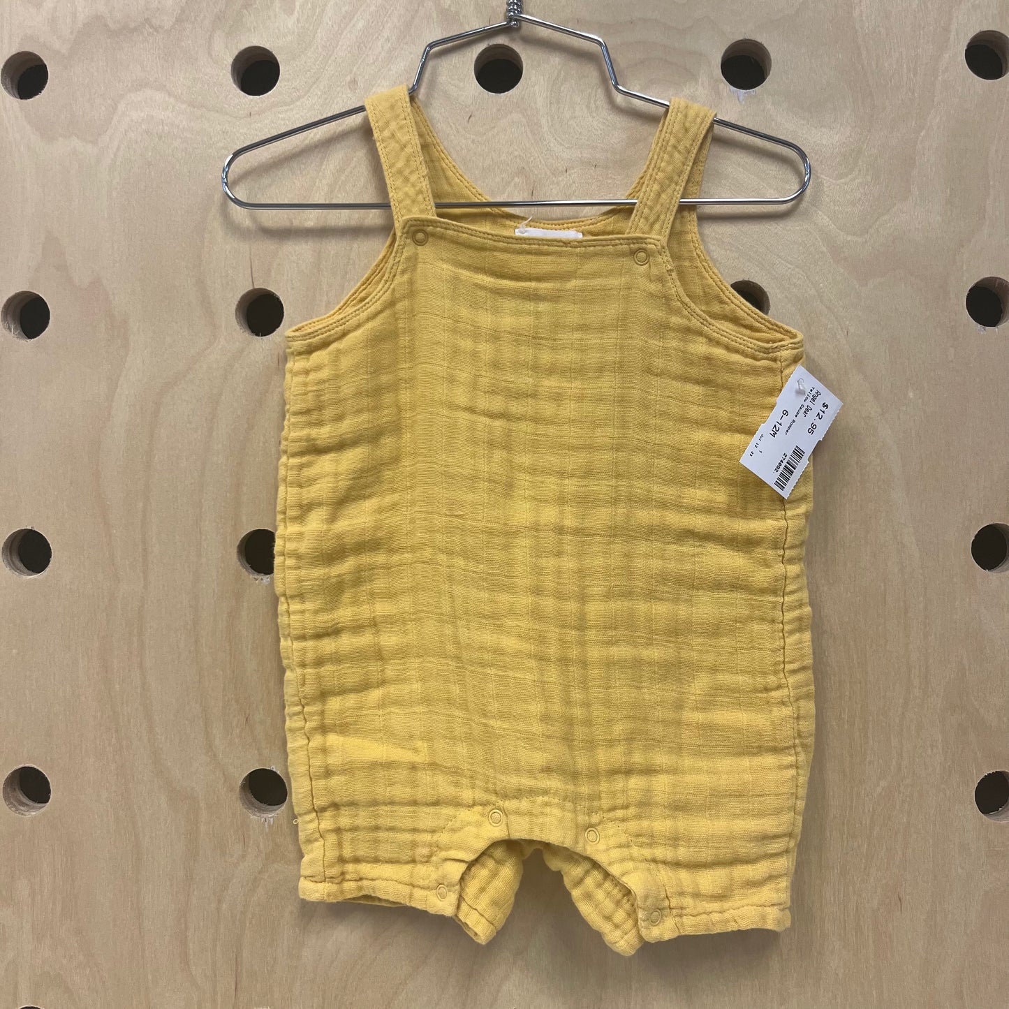 Yellow Gauze Romper