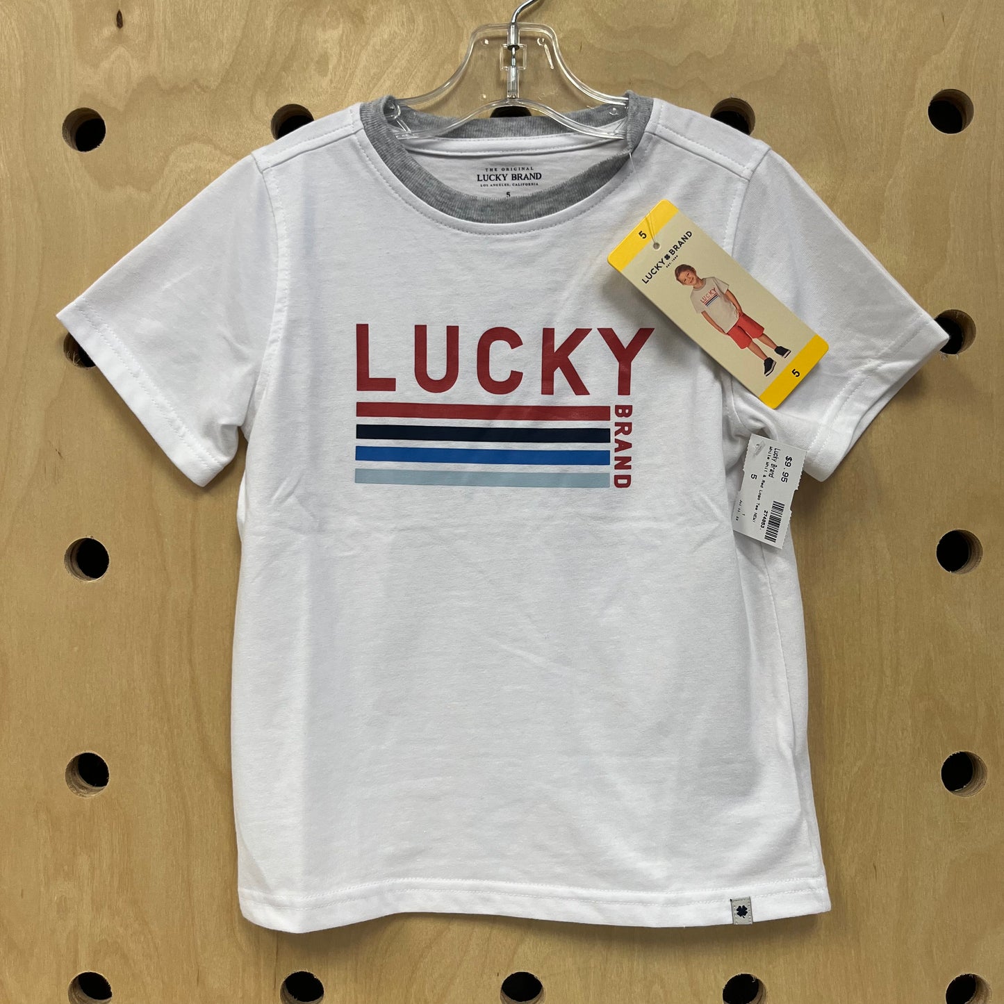 White & Red Logo Tee NEW!