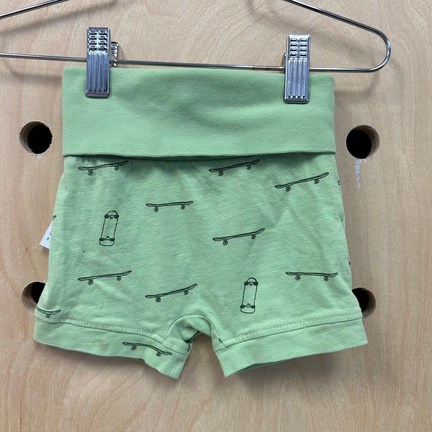 Green Skateboard Shorties
