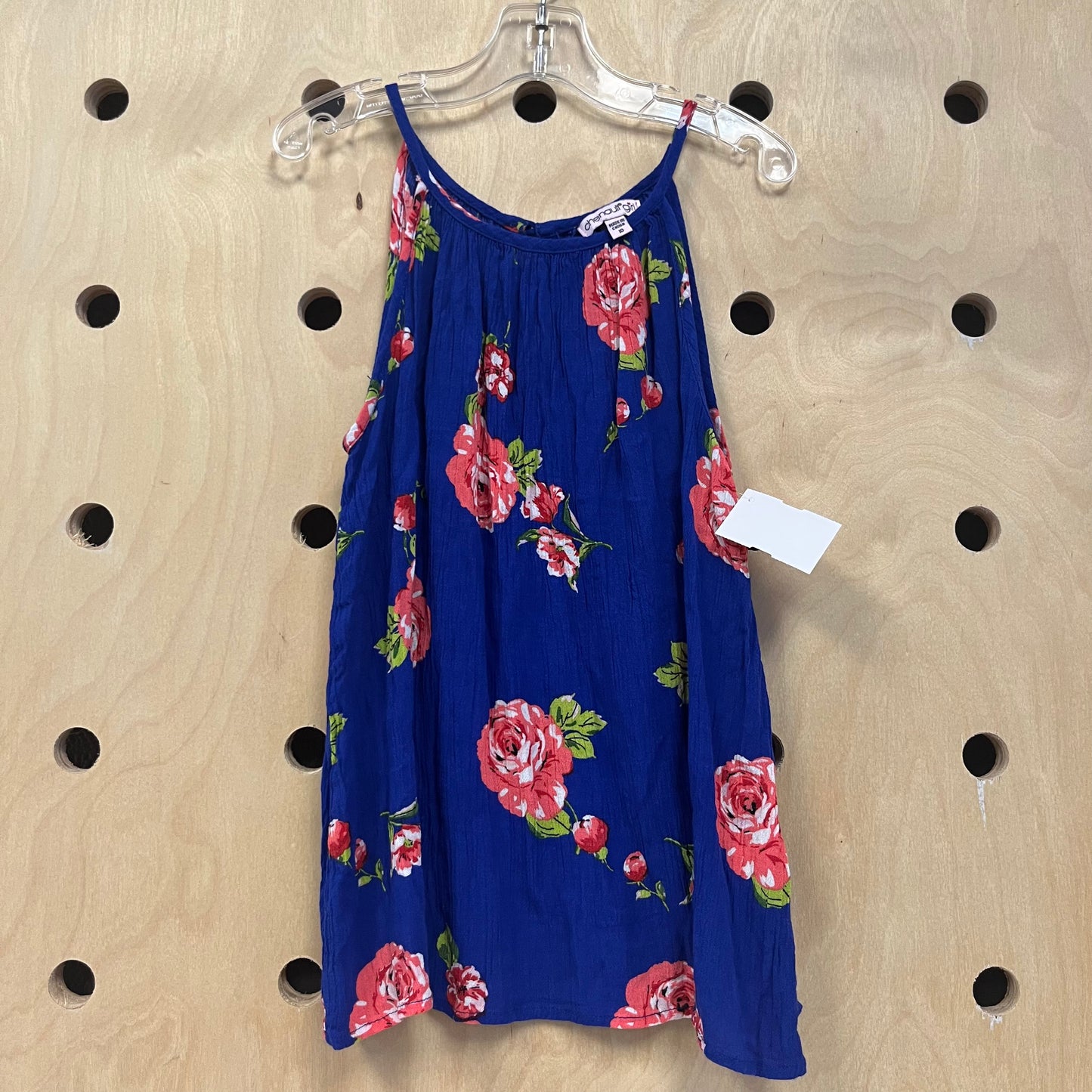 Royal Blue Floral Tank