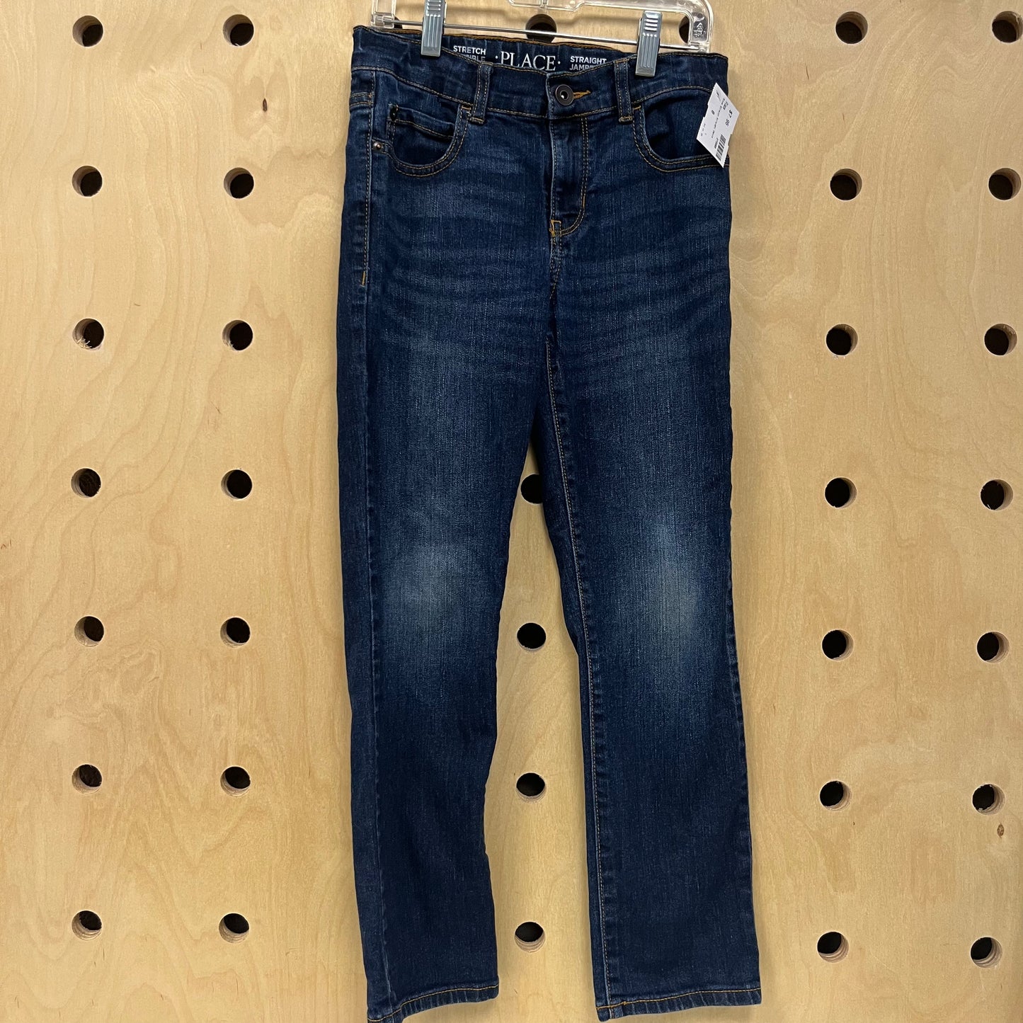 Blue Stretch Straight Denim