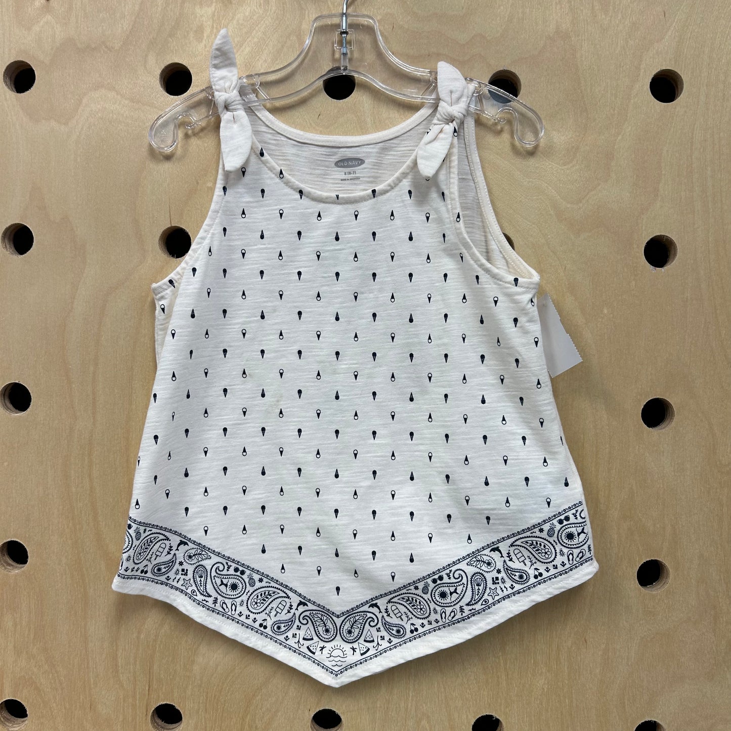 Cream Ice Cream Cone Tank