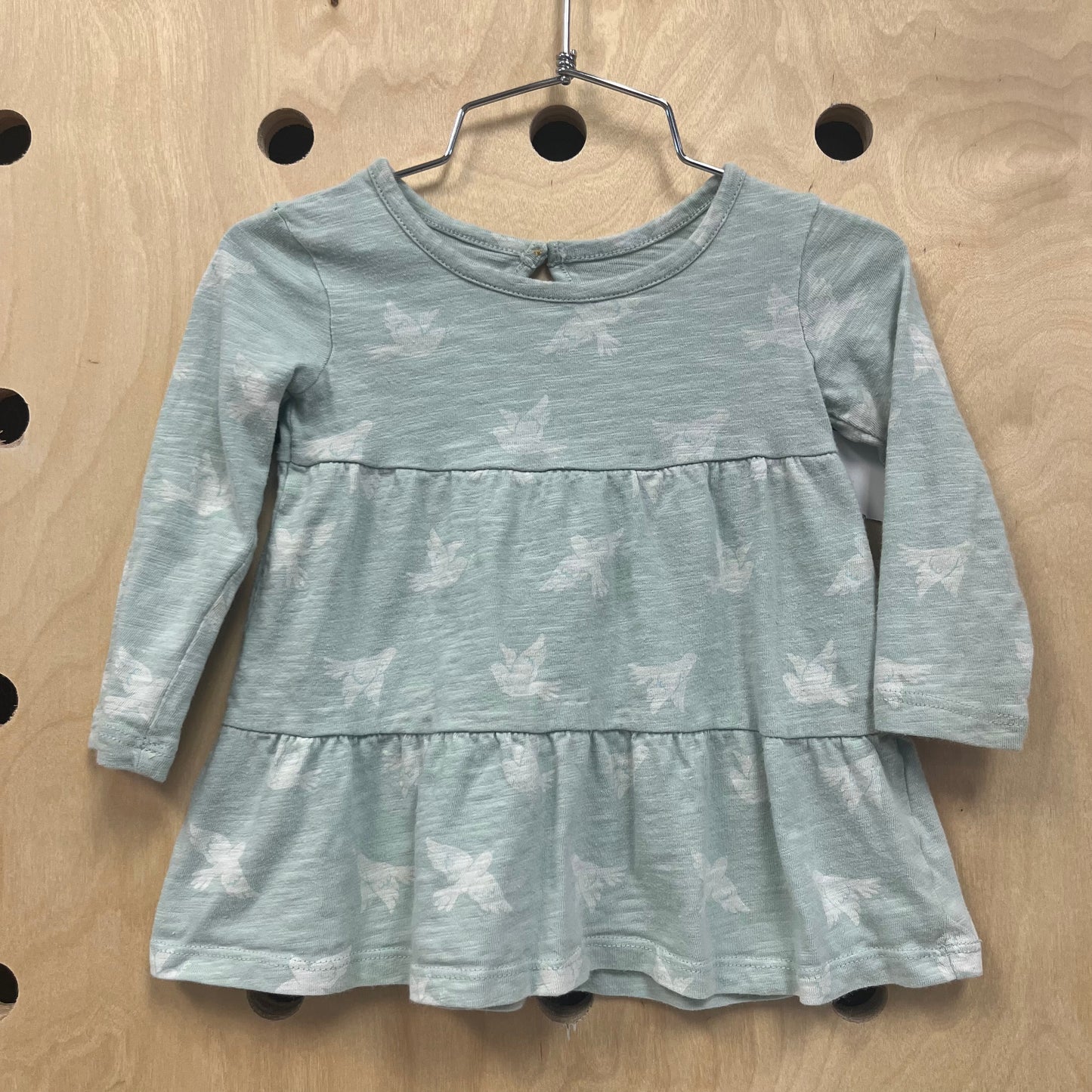 Blue Bird Long Sleeve Dress