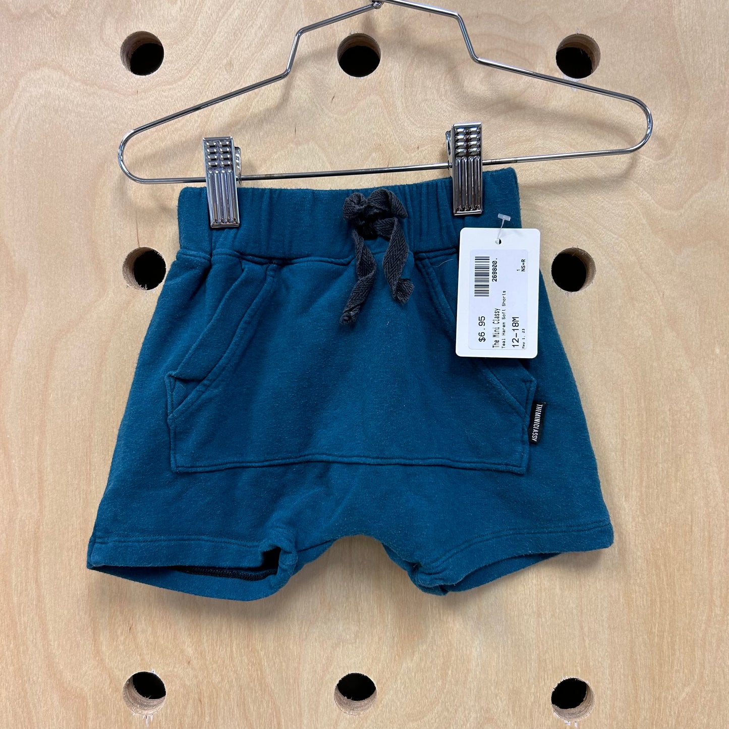 Teal Harem Soft Shorts