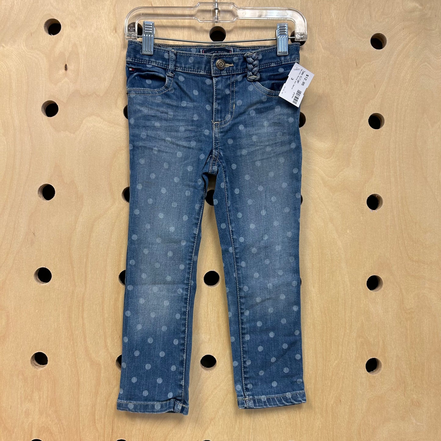 Skinny Polka Dot Denim