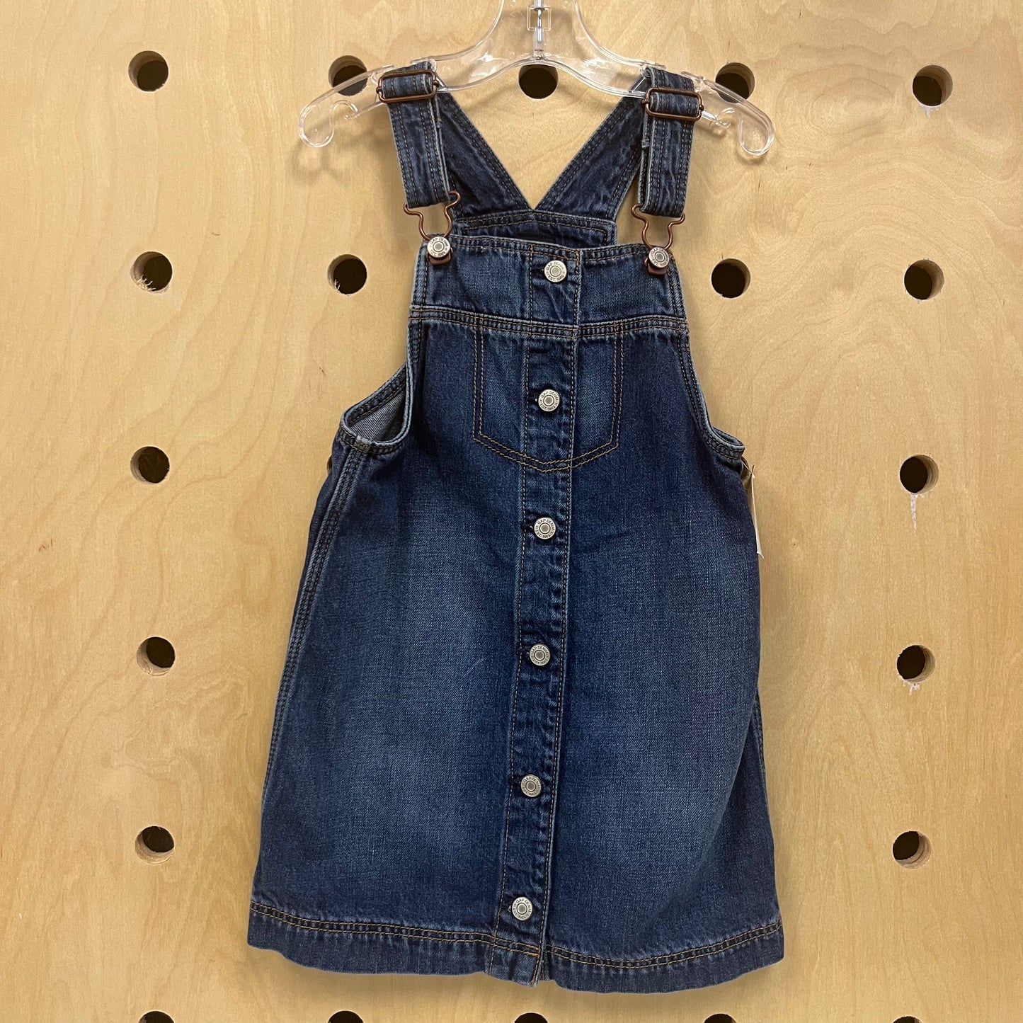 Blue Denim Overall Dress