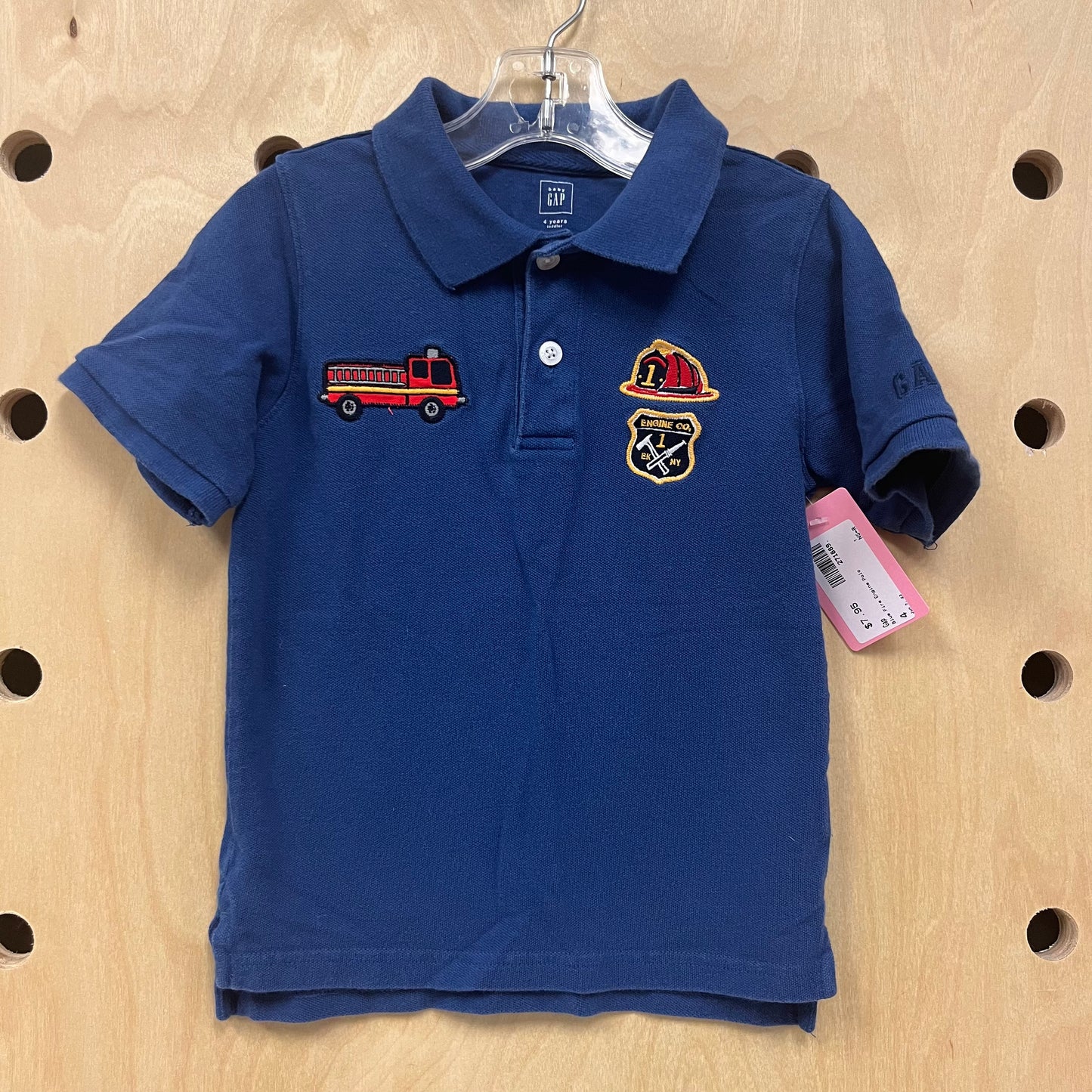 Blue Fire Engine Polo