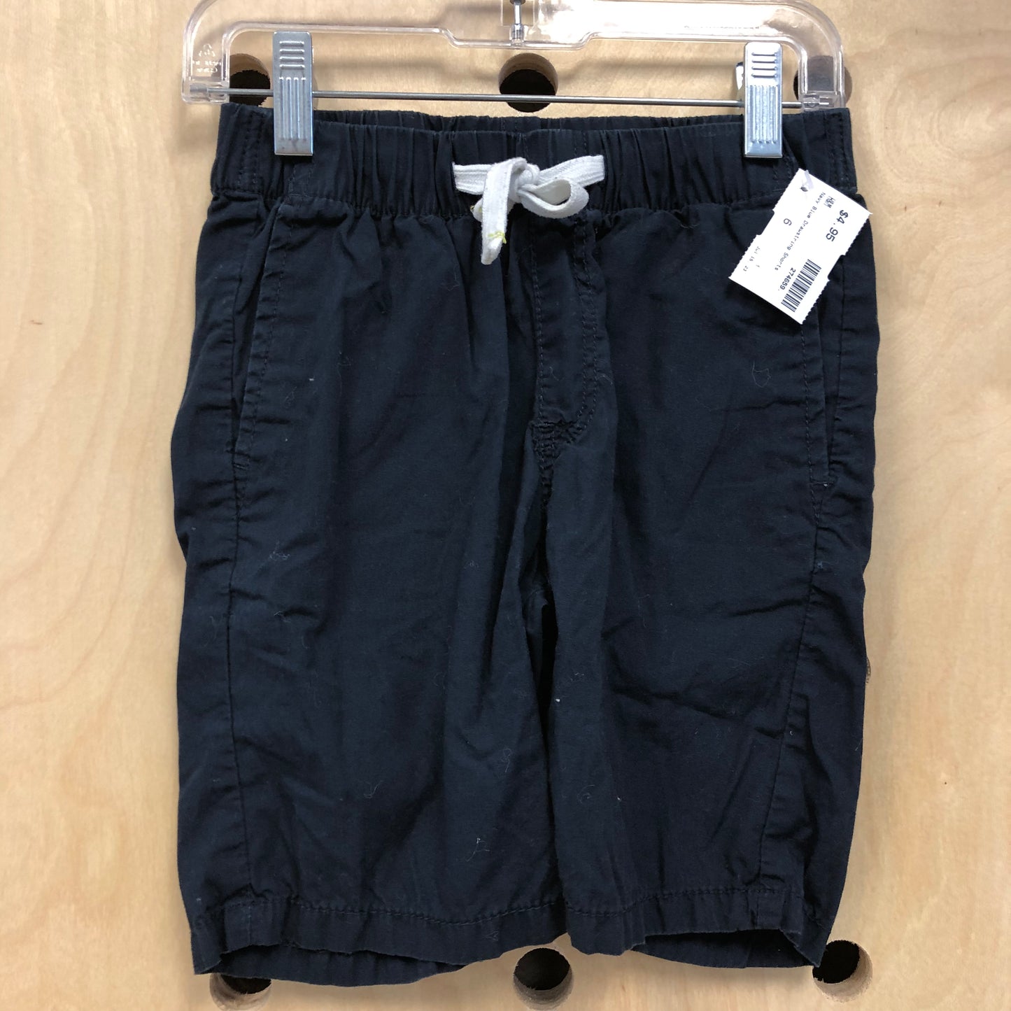 Navy Blue Drawstring Shorts