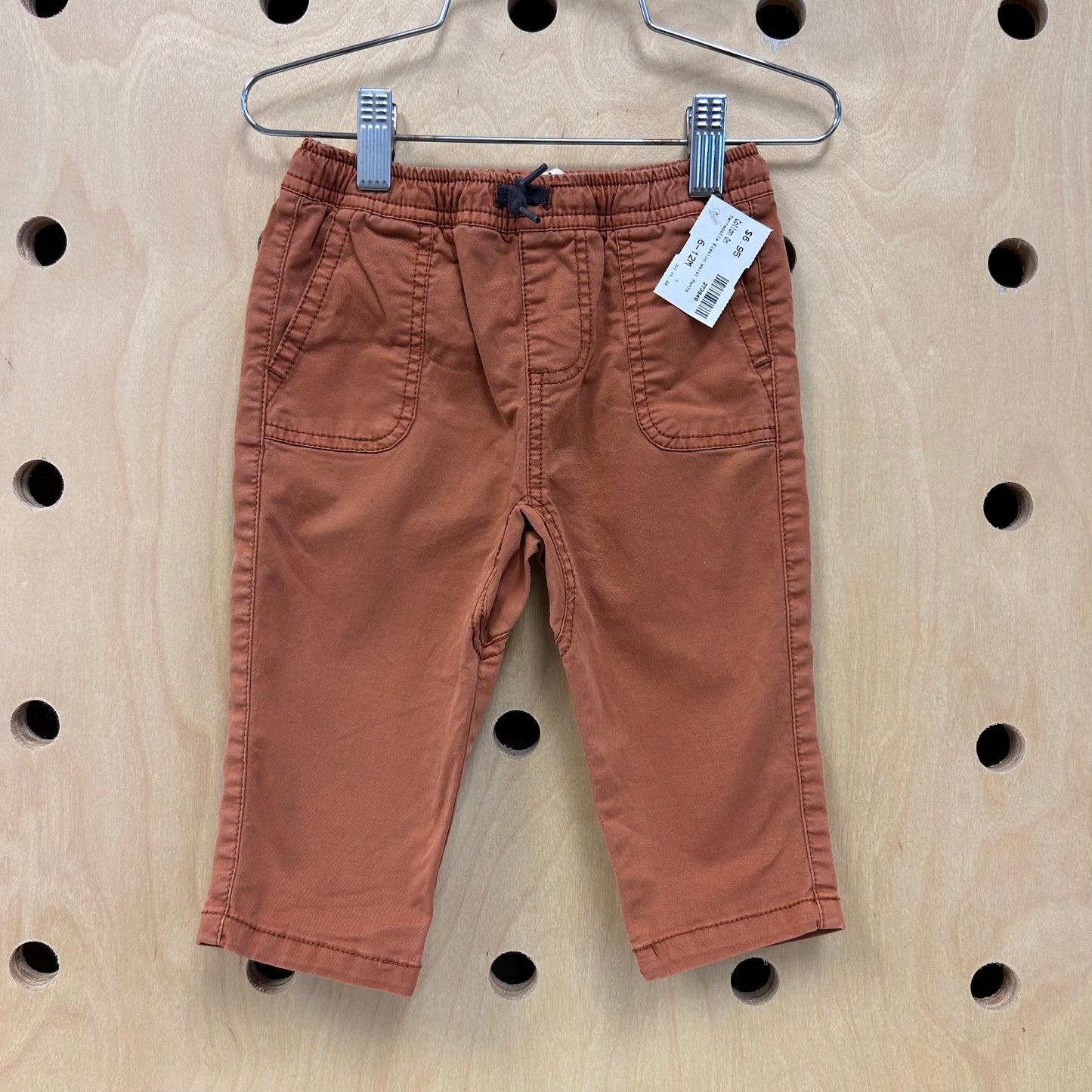 Terracotta Elastic Waist Pants