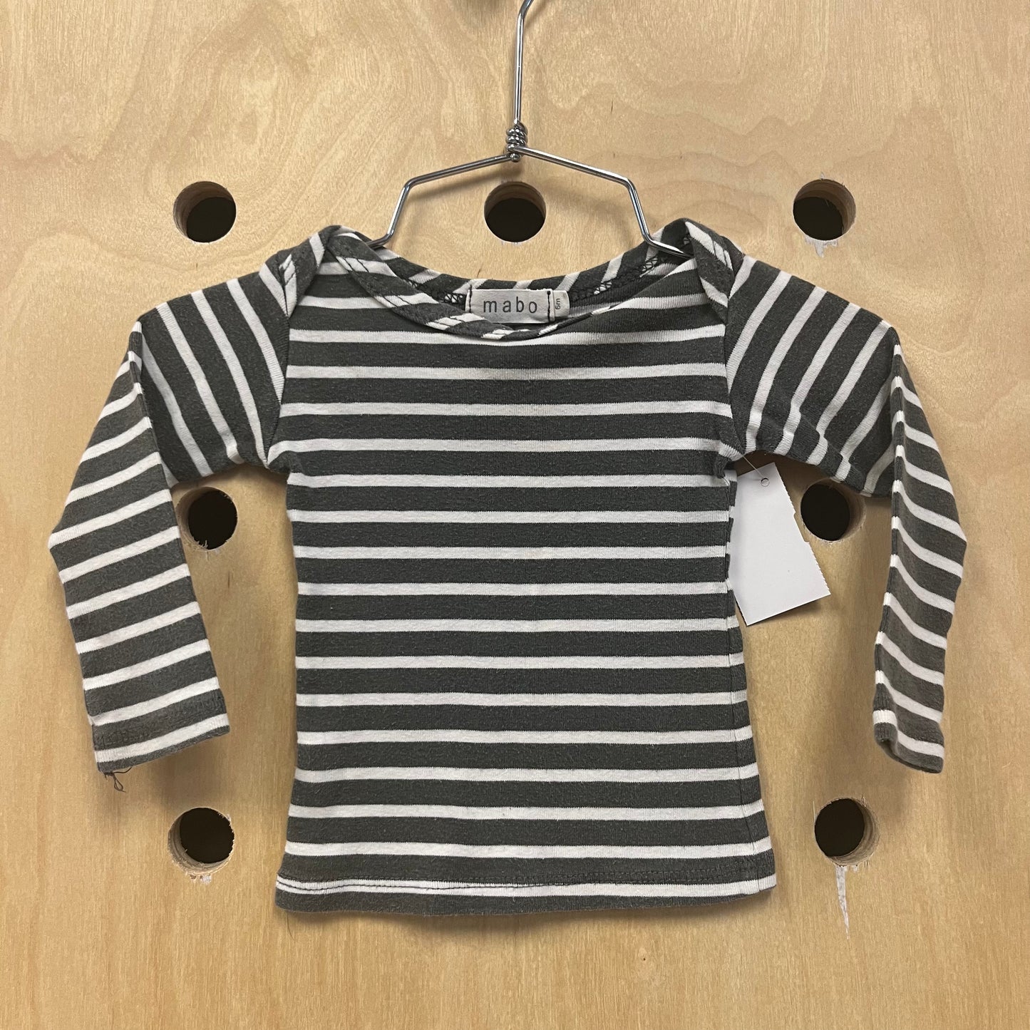 Grey Striped Long Sleeve