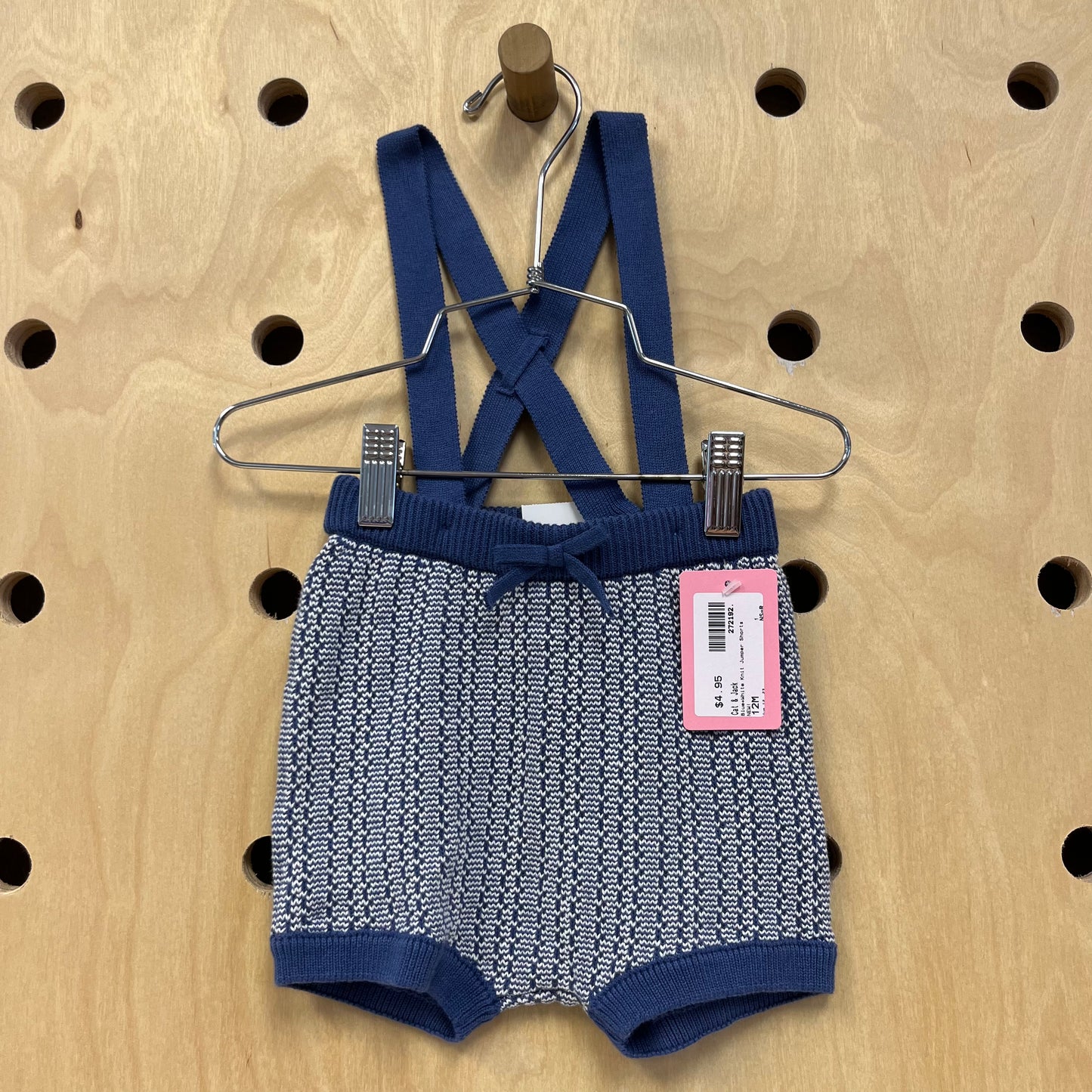 Blue+White Knit Jumper Shorts NEW!