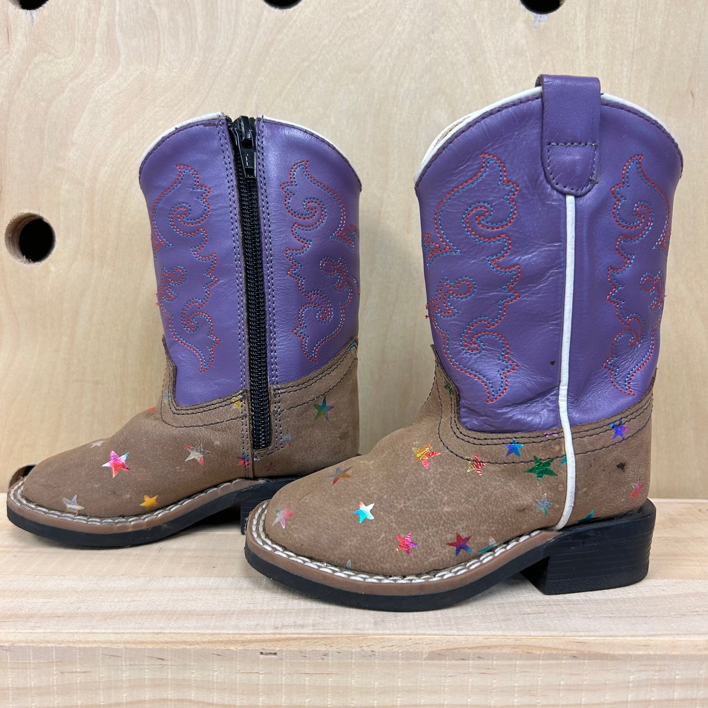 Purple Star Cowgirl Boots