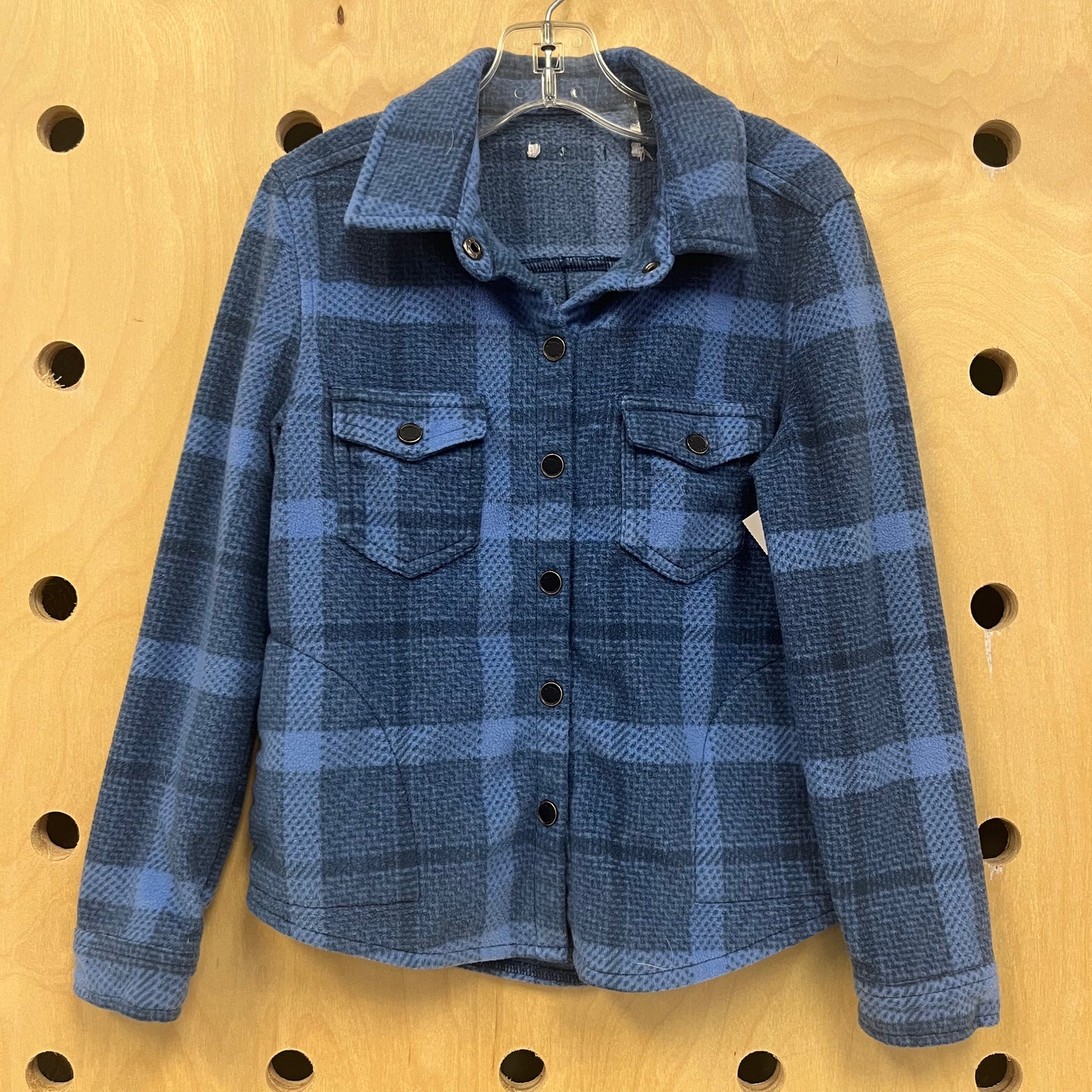 Blue Fleece Flannel