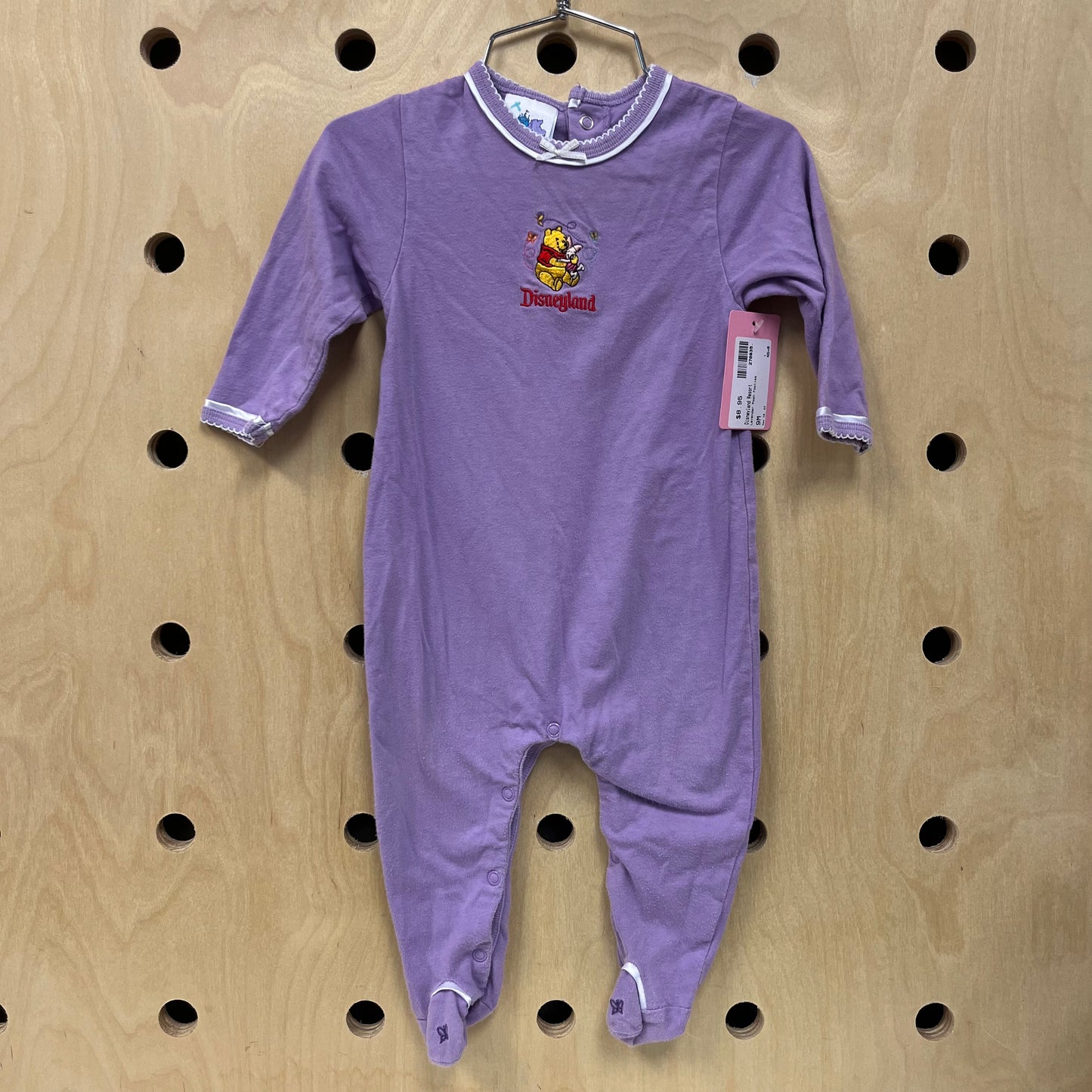 Lavender Pooh Footies