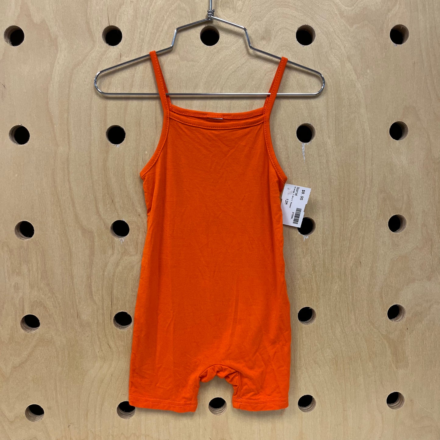 Orange T-Shirt Romper