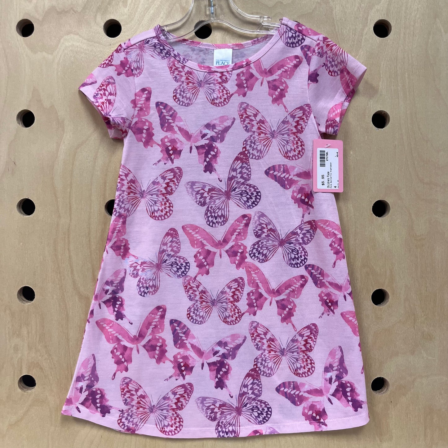 Pink Butterfly Nightgown