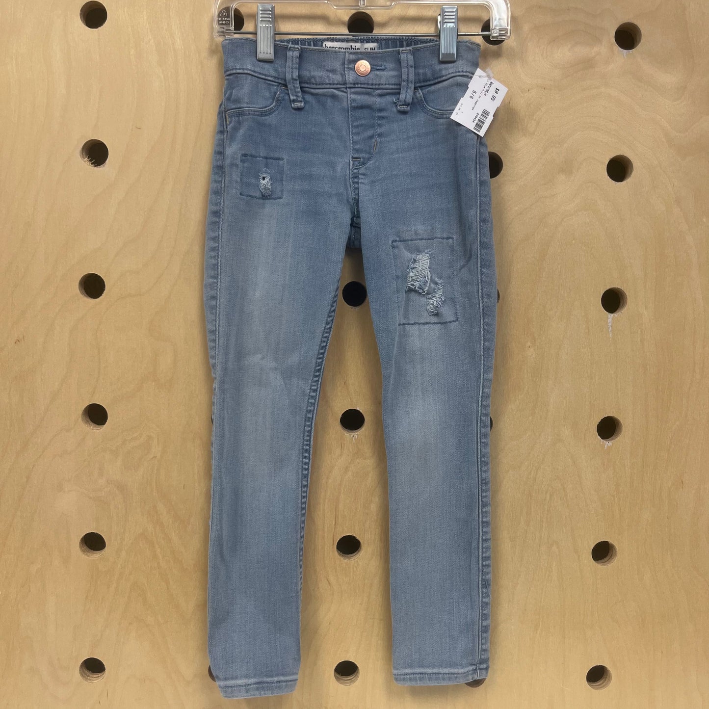 Lt Blue Pull On Jeggings