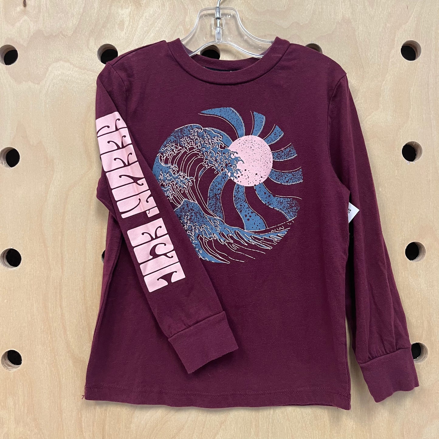 Maroon Feeling Epic Waves LS Tee