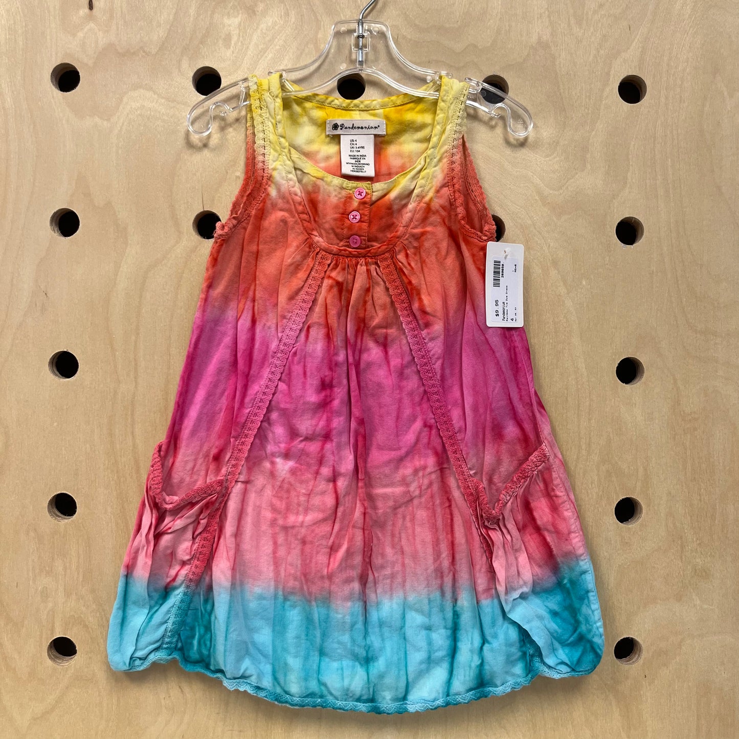 Rainbow Tie Dye Dress
