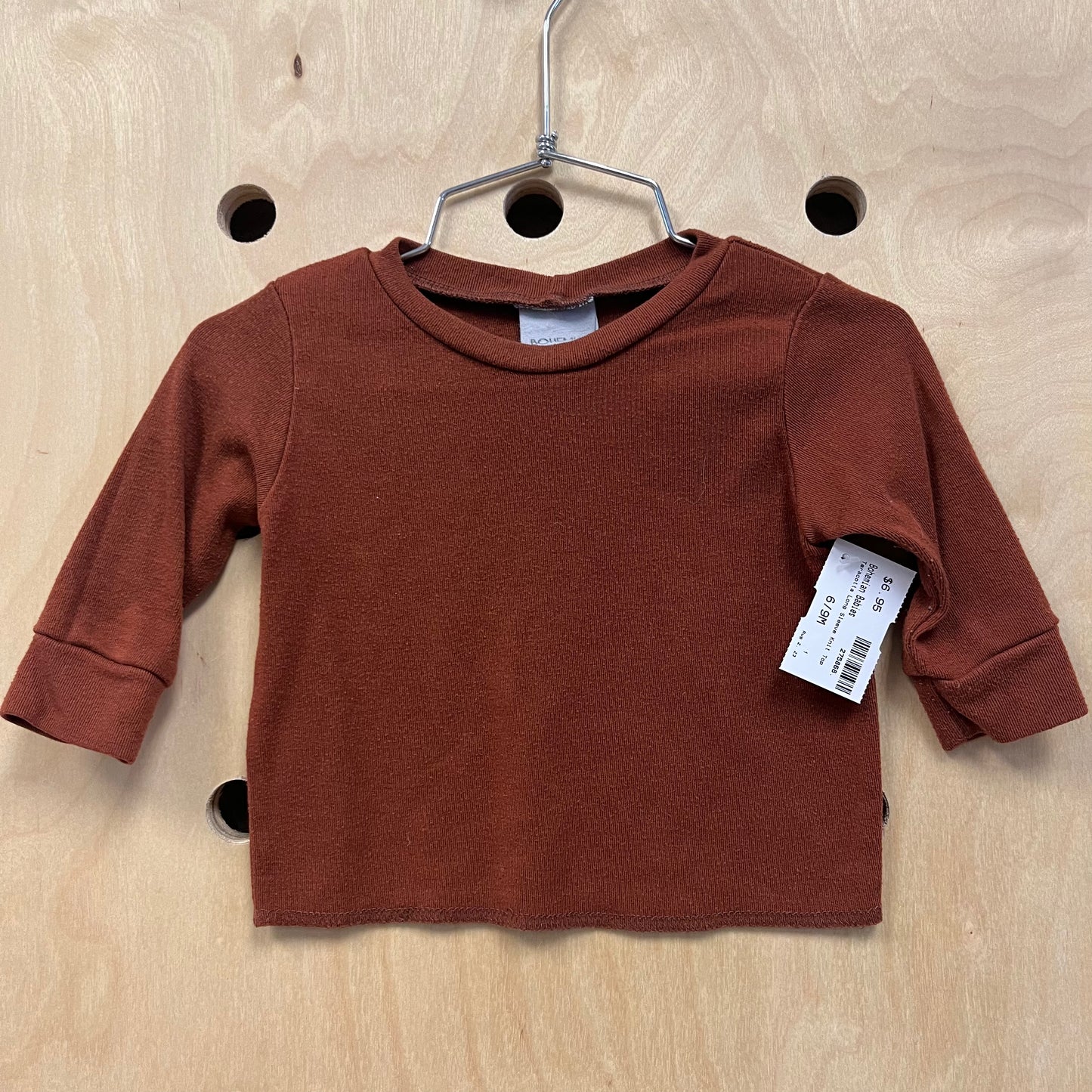 Teracotta Long Sleeve Knit Top