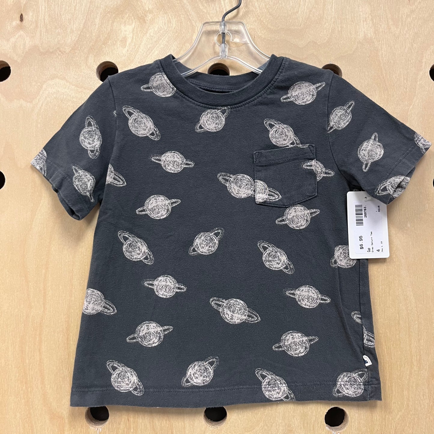 Grey Saturn Tee