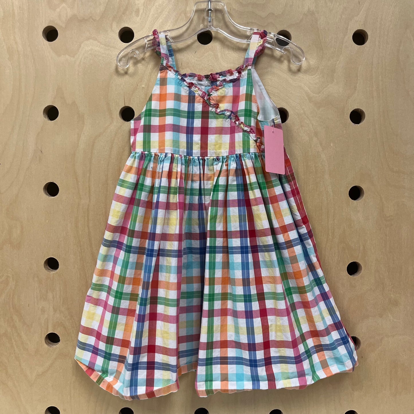 Colorful Plaid Dress