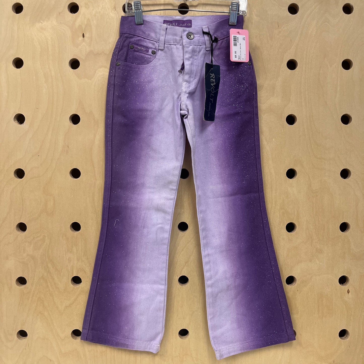 Purple Glitter Jeans NEW!