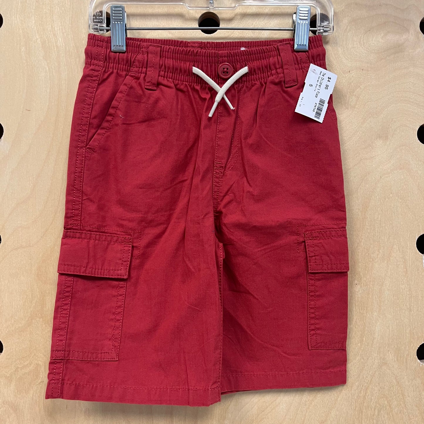 Red Cargo Shorts