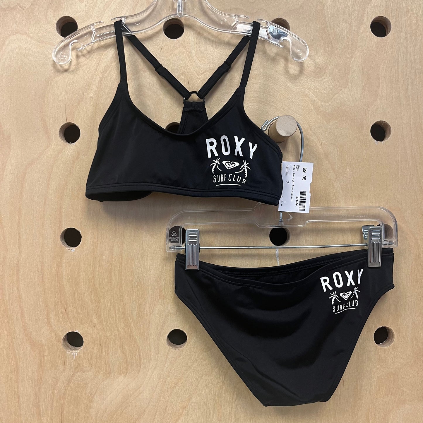 Black 2pc Surf Club Swimsuit