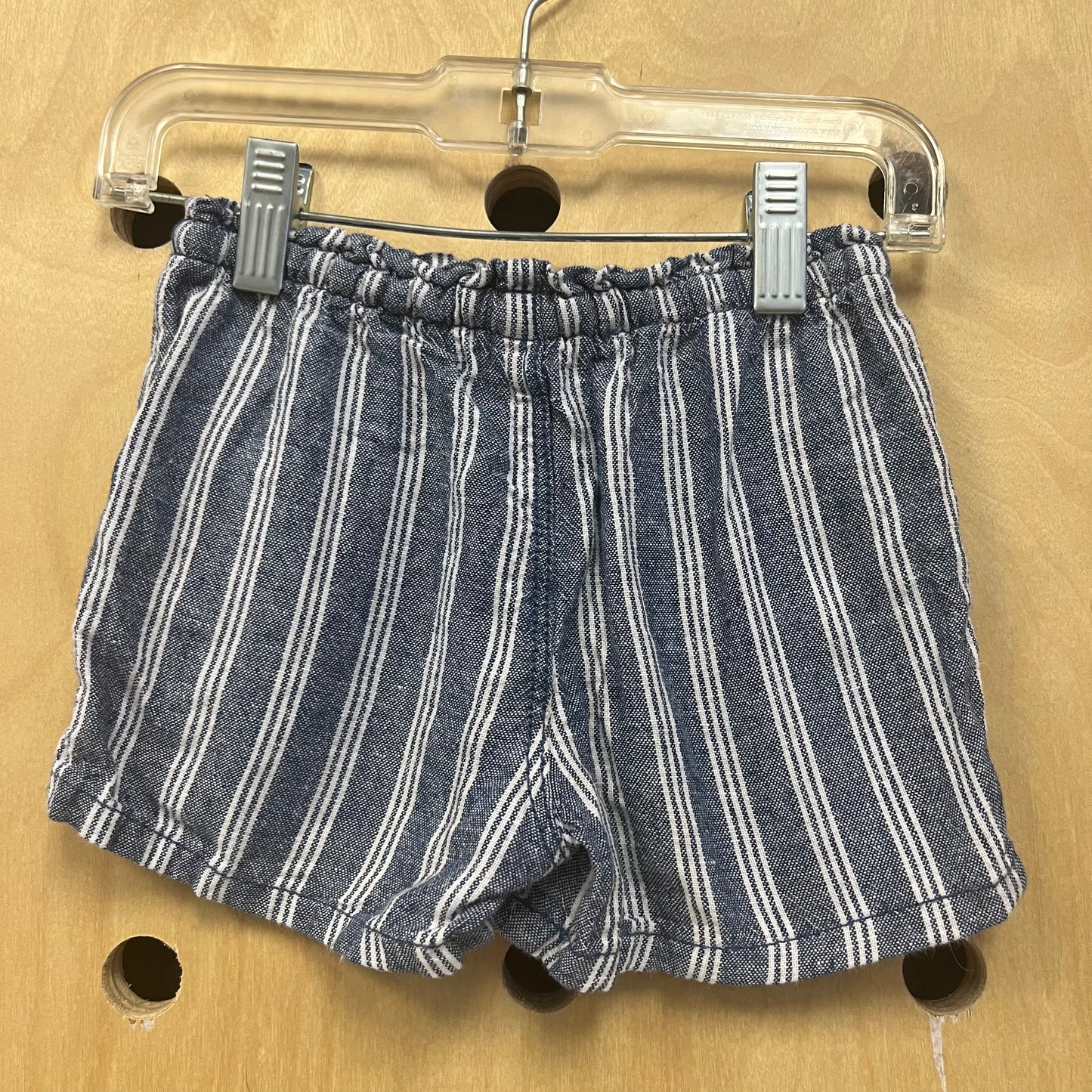 Blue Stripe Shorts w/ Pockets