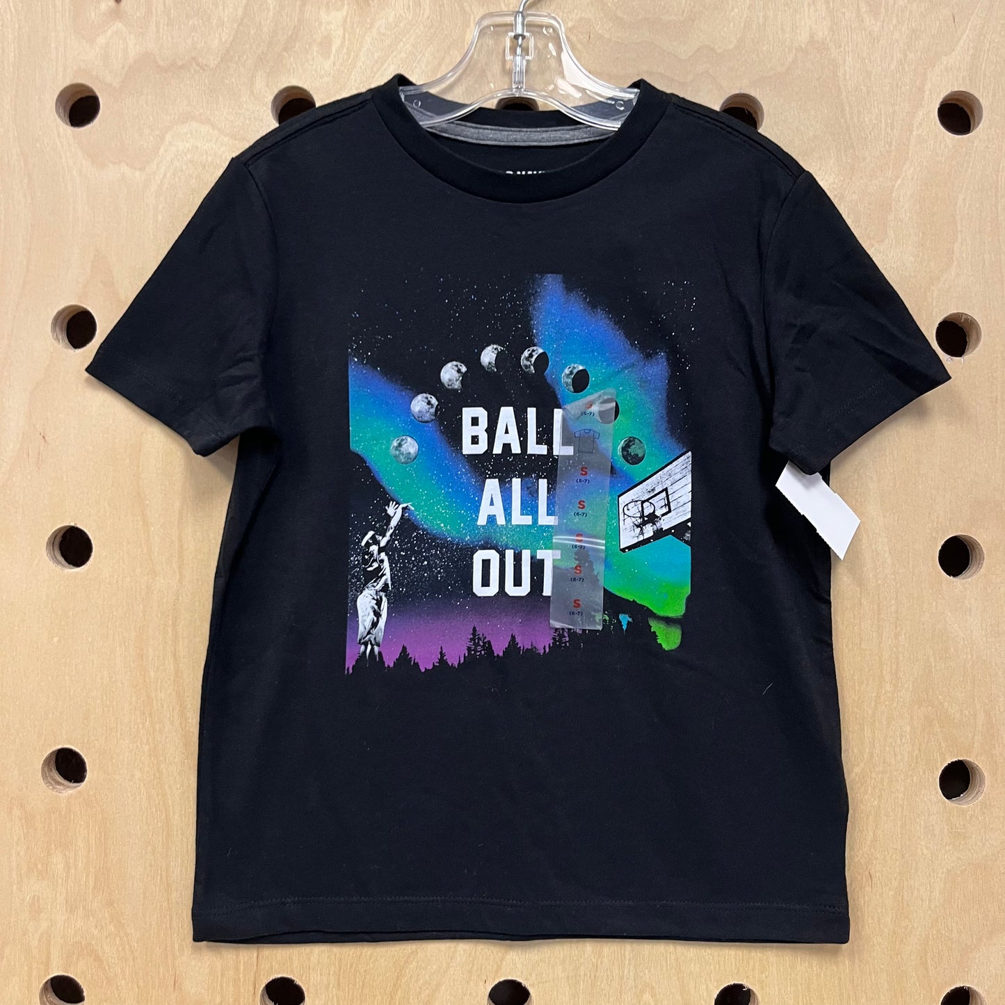 Black Space Ball All Out Tee NEW!