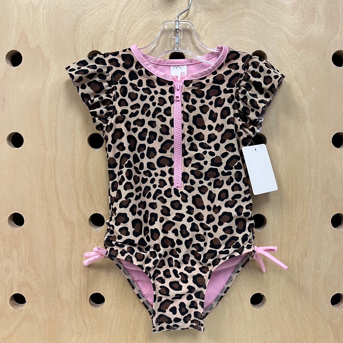 Leopard Zip Swimsuit