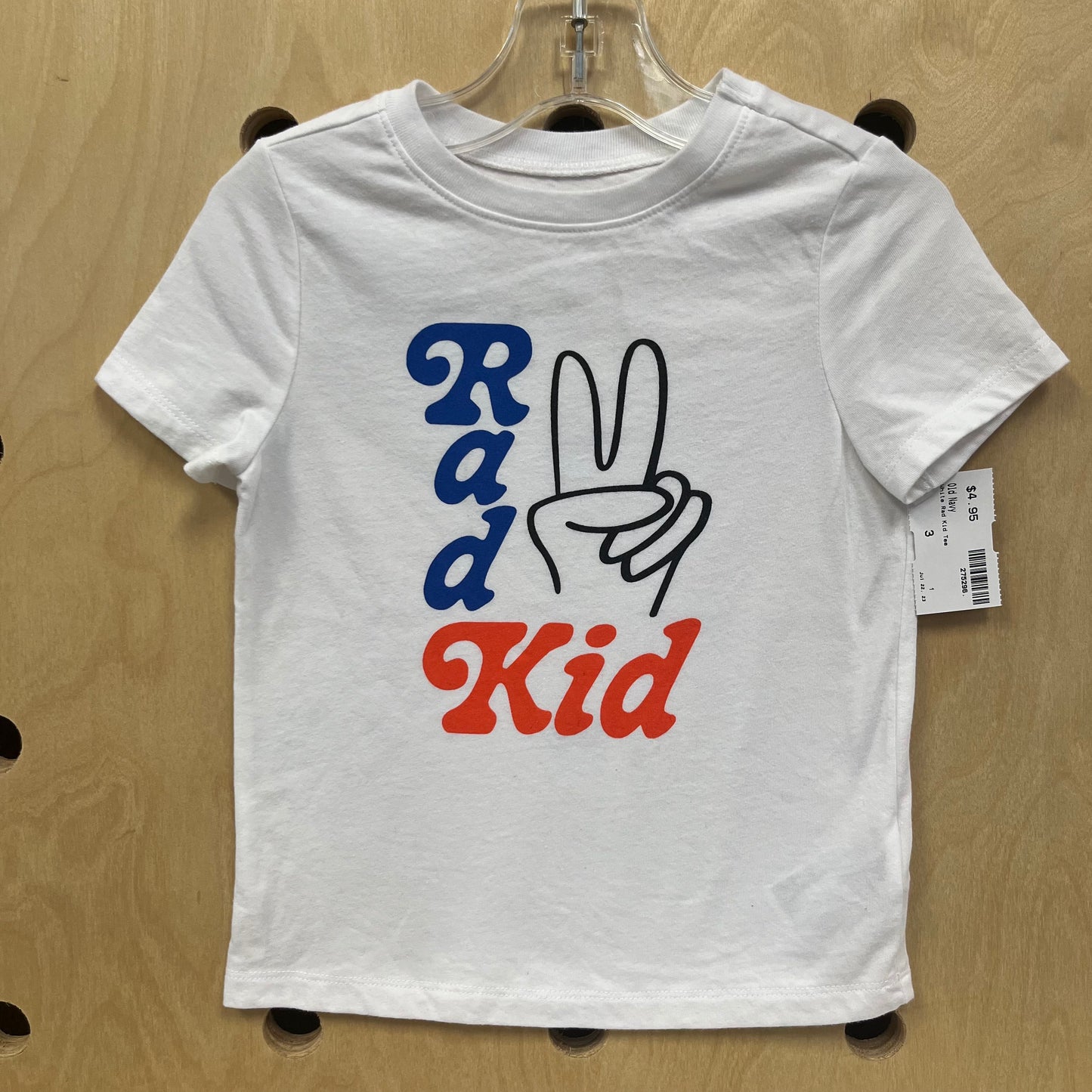 White Rad Kid Tee