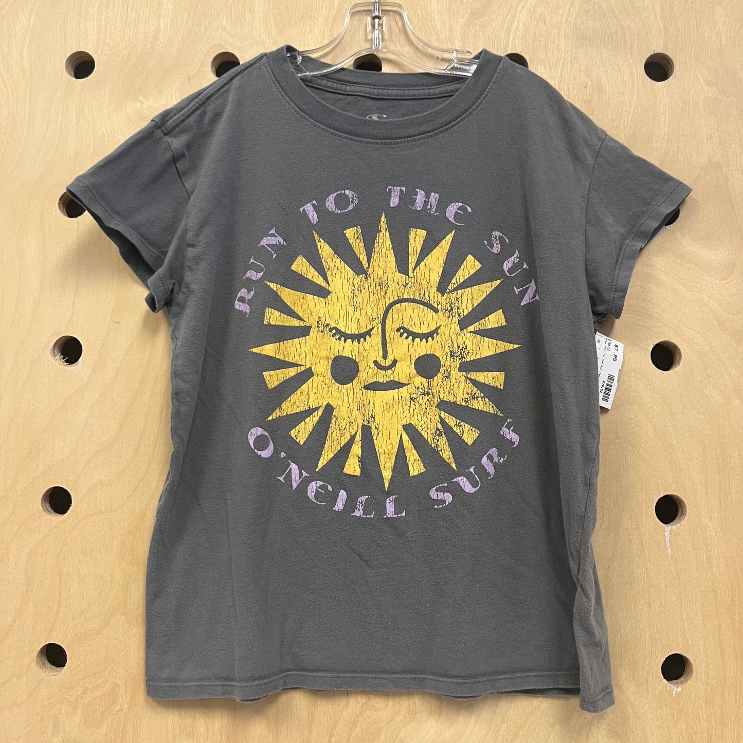 Grey Run To The Sun Tee