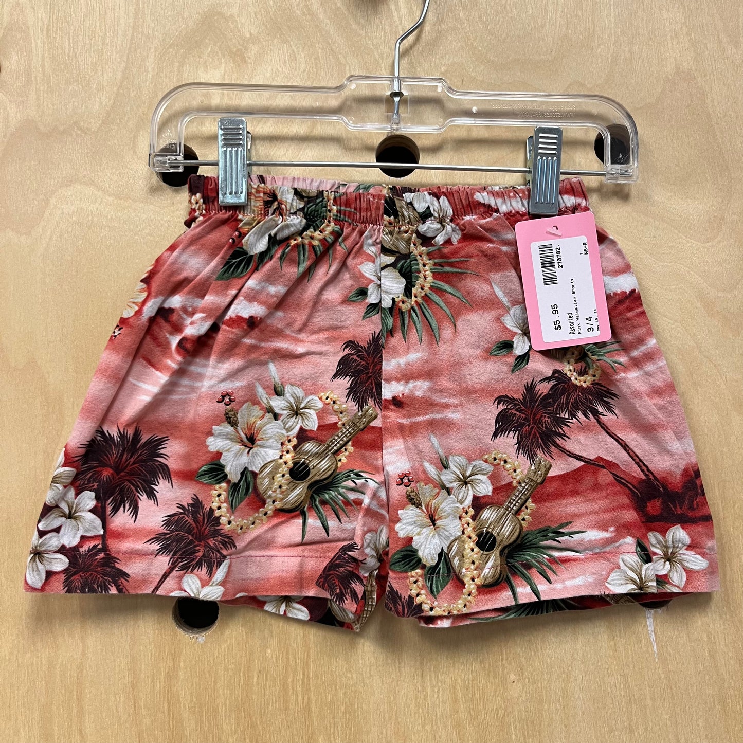 Pink Hawaiian Shorts