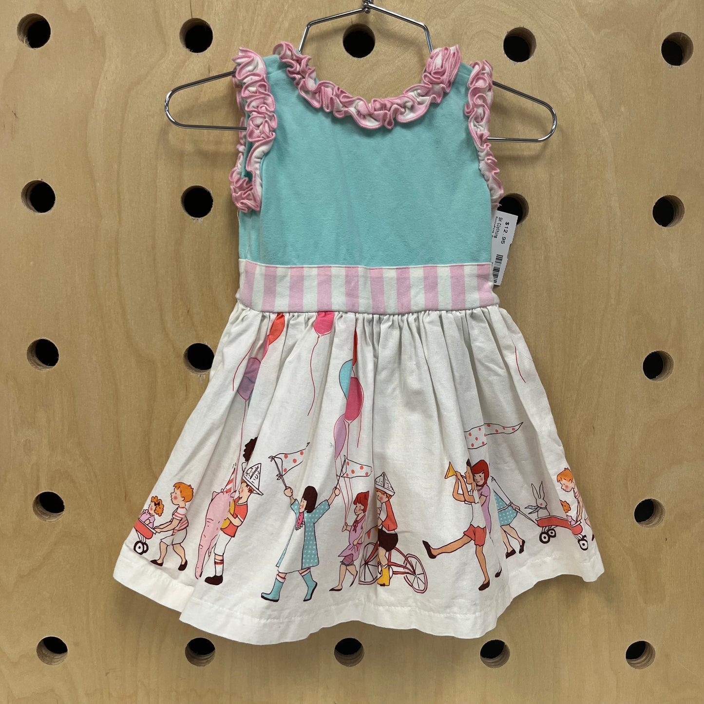 Mint+Pink Parade Dress