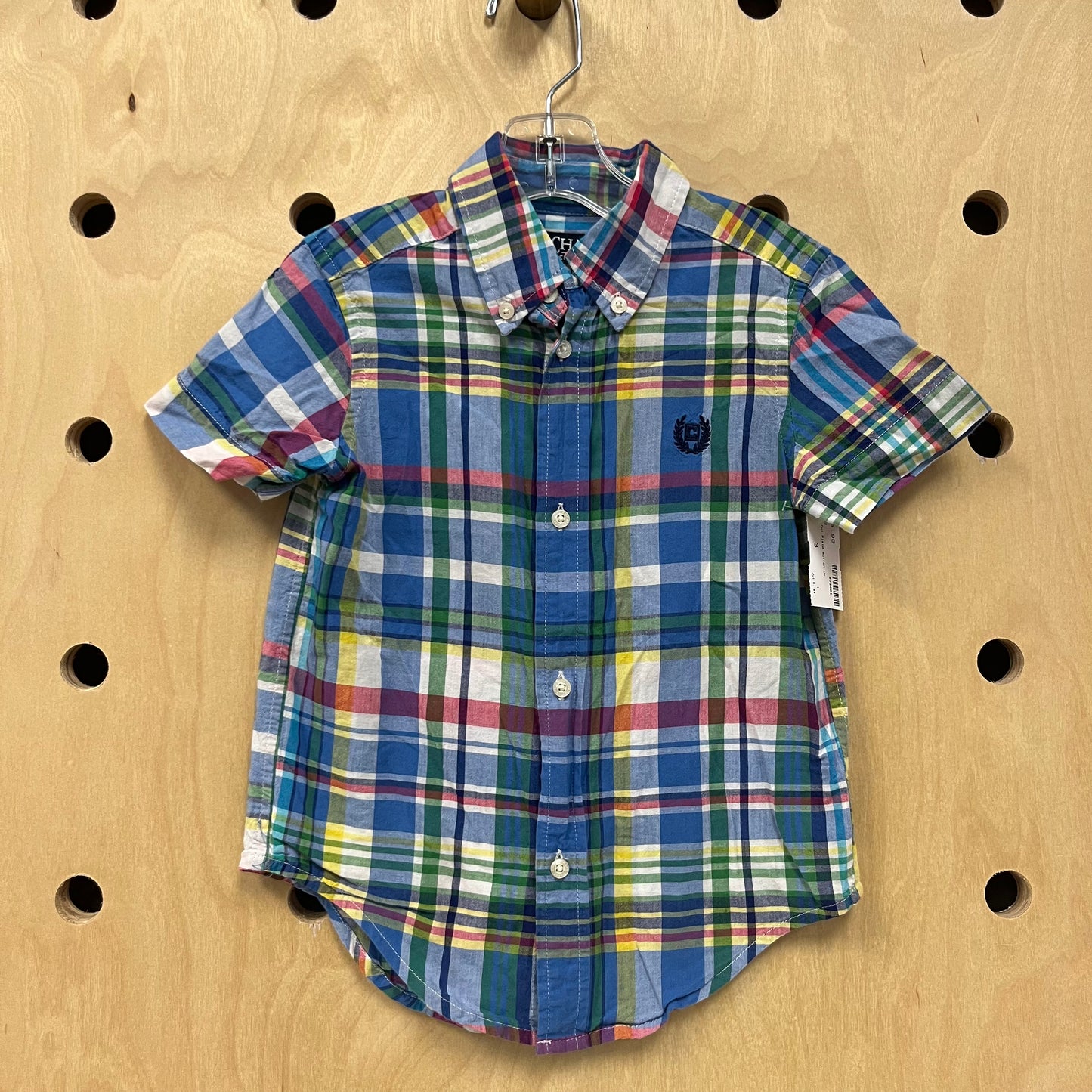 Colorful Plaid Button Up