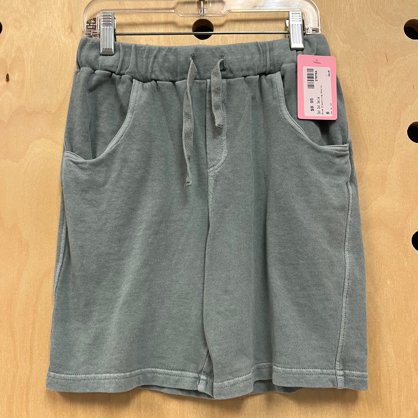 Blue Drawstring Shorts
