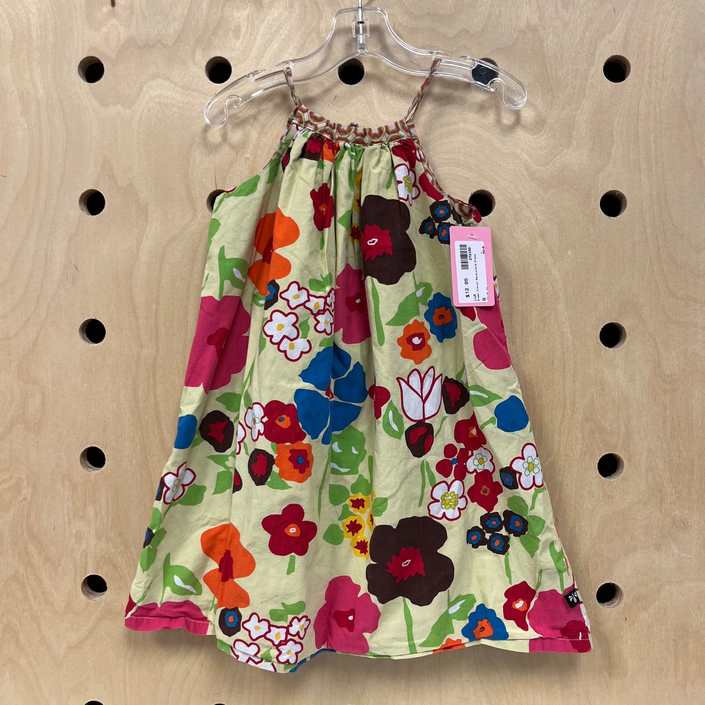 Green Floral Reversible Dress