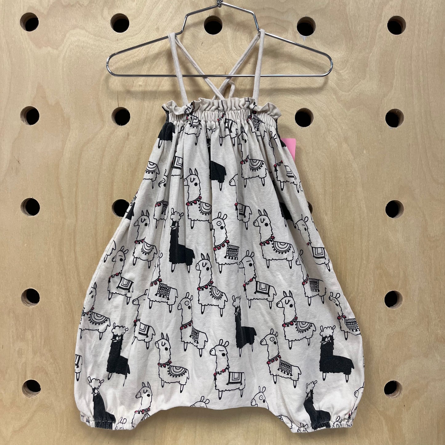 Cream Alpaca Harem Romper