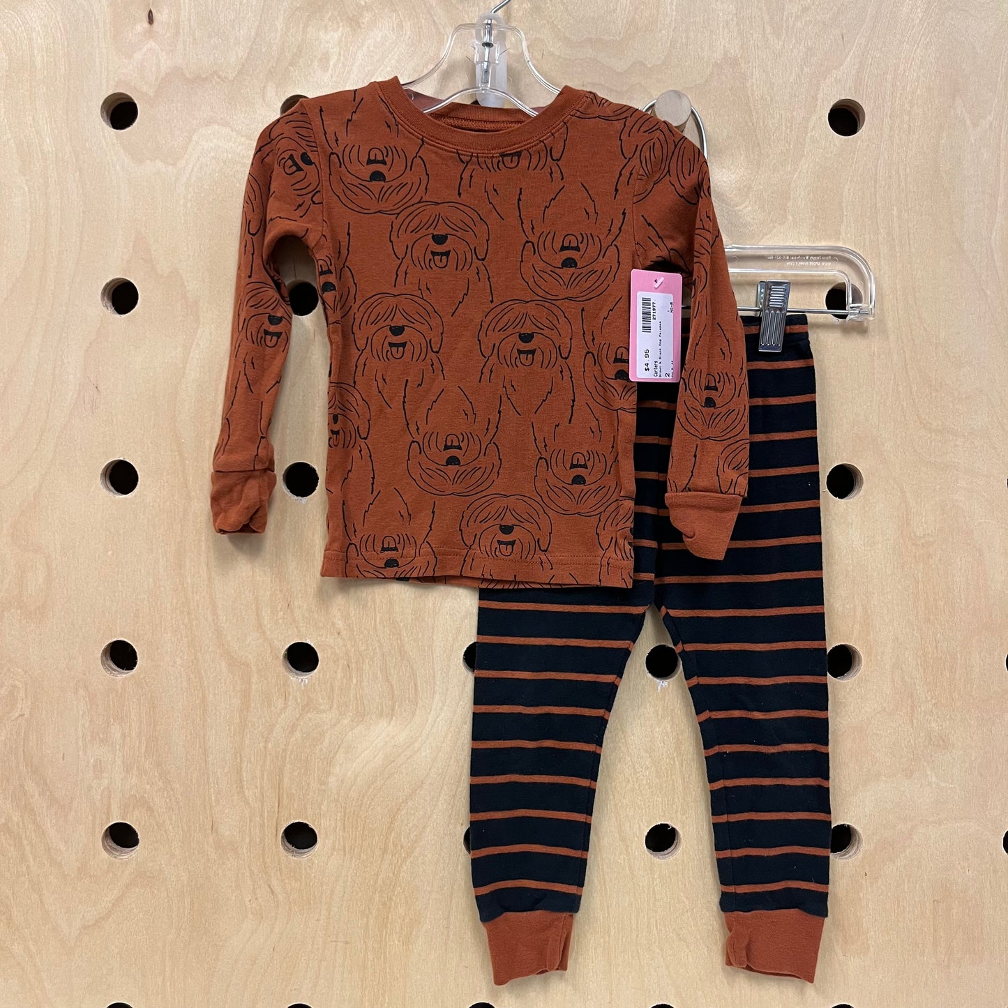 Brown & Black Dog Pajamas