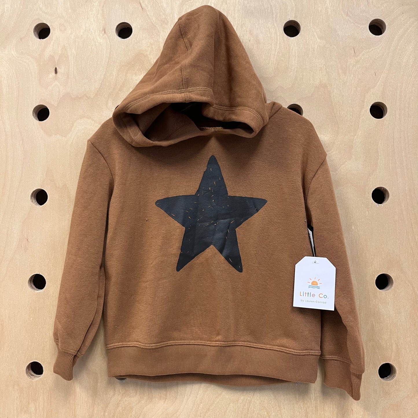 Brown Star Hoodie NEW!!