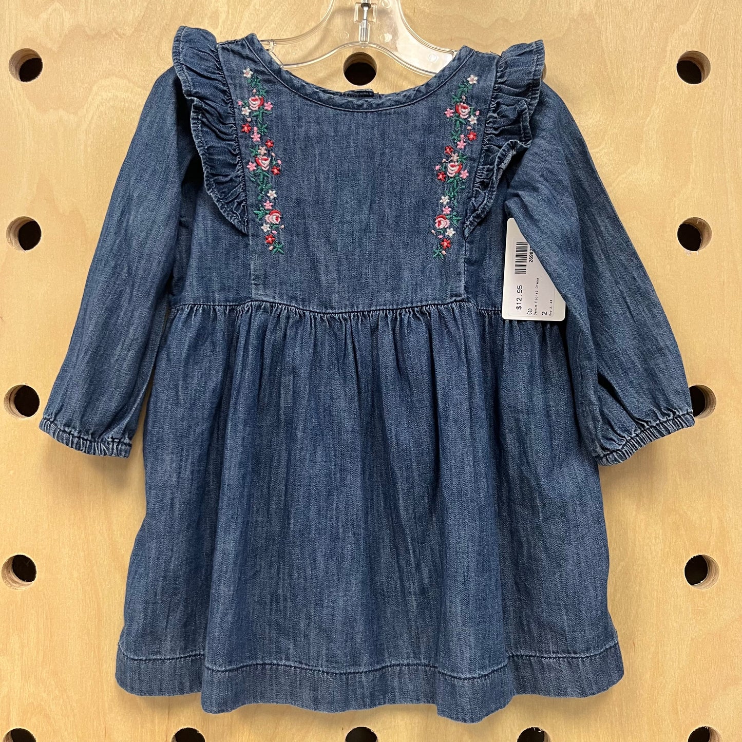 Denim Floral Dress