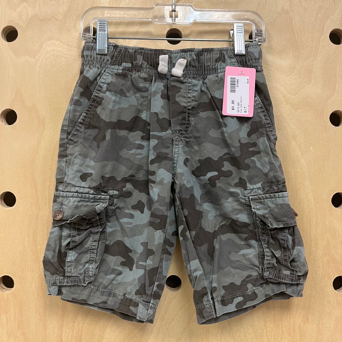 Grey Camo Shorts